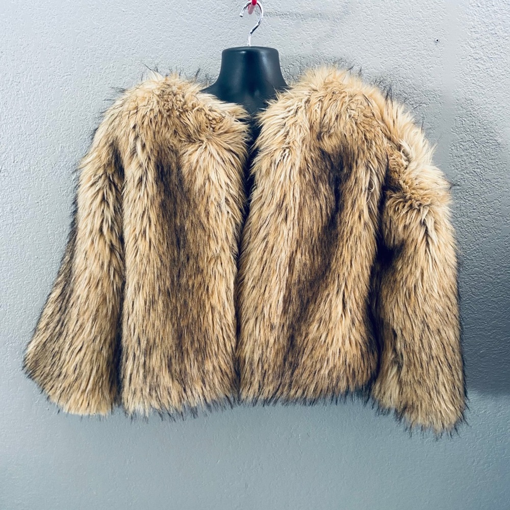 Oversized‎ “Ball of Fur” Faux Fur Coat Super Unique